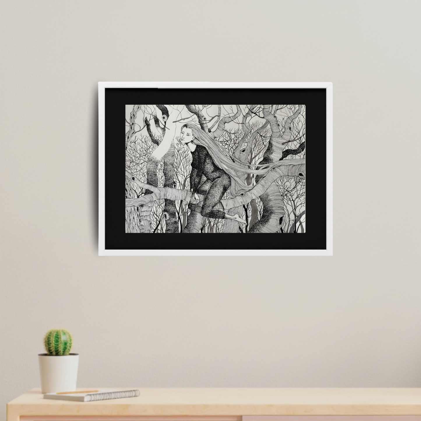 ქალი ტყეში