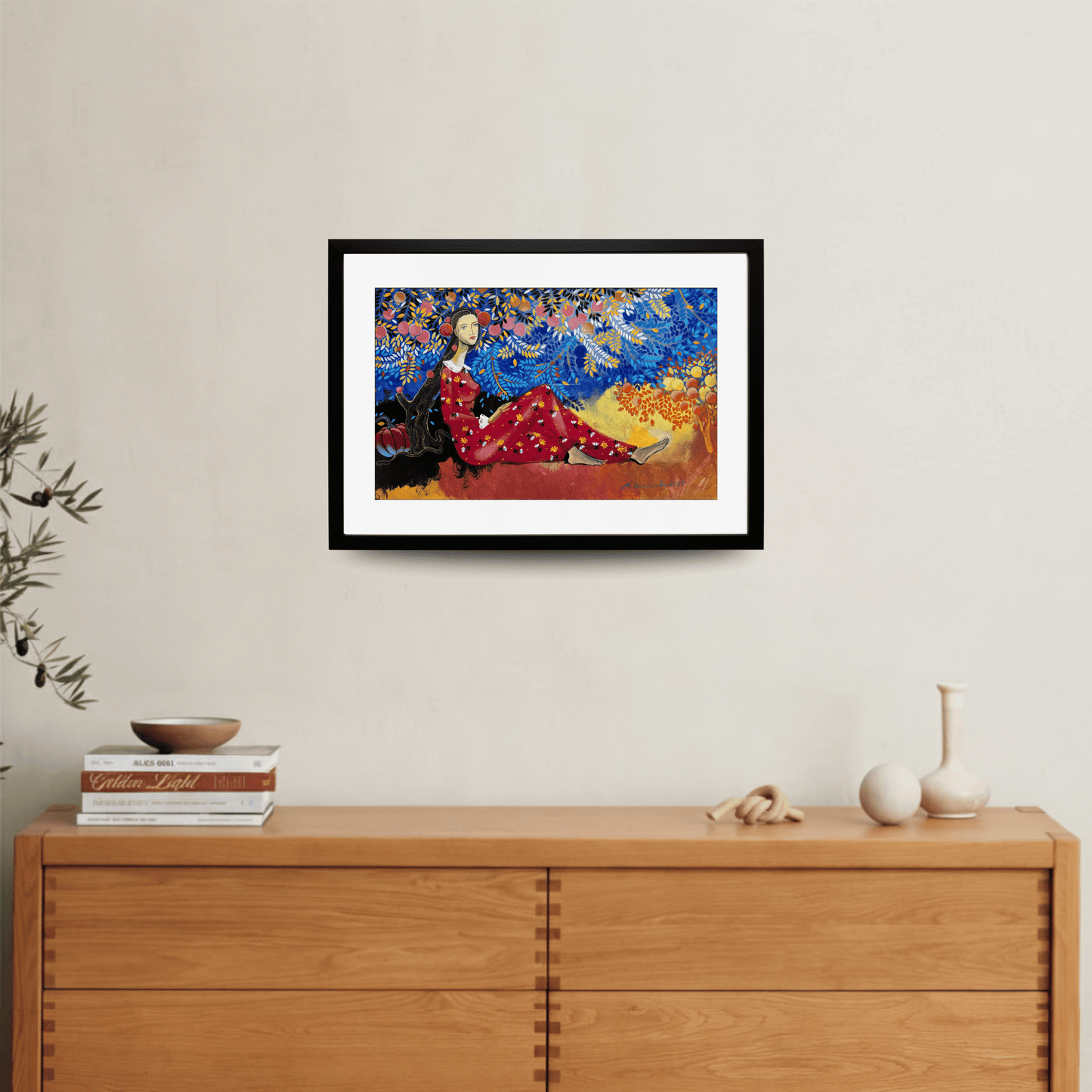 ქალი ბროწეულებით