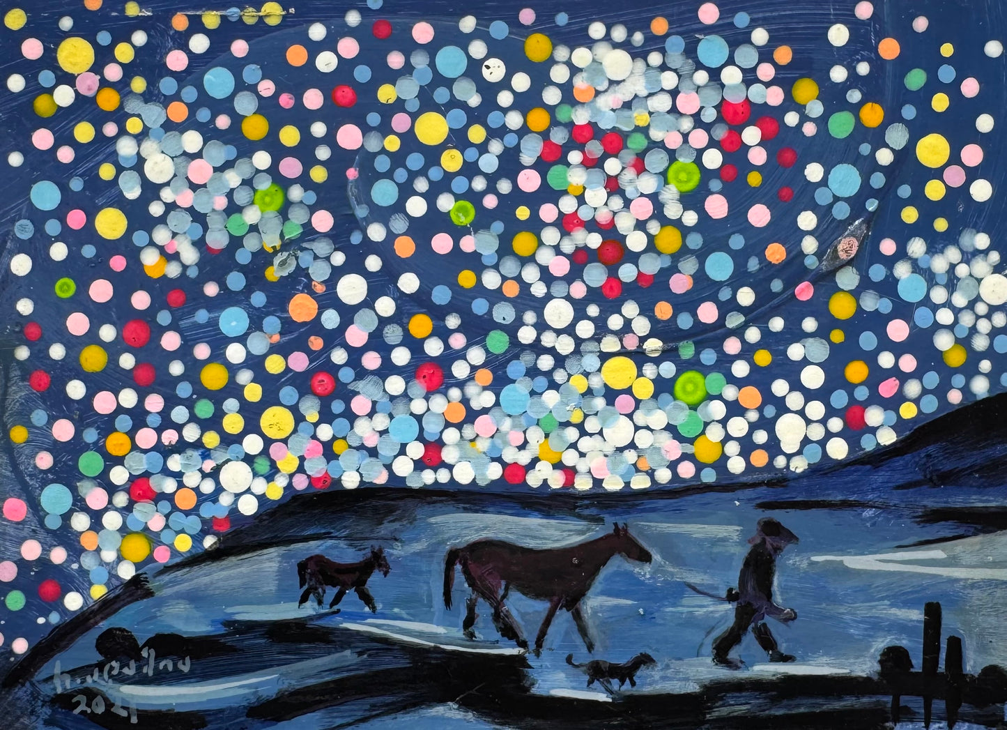 ტყეში მოგებული კვიცი 