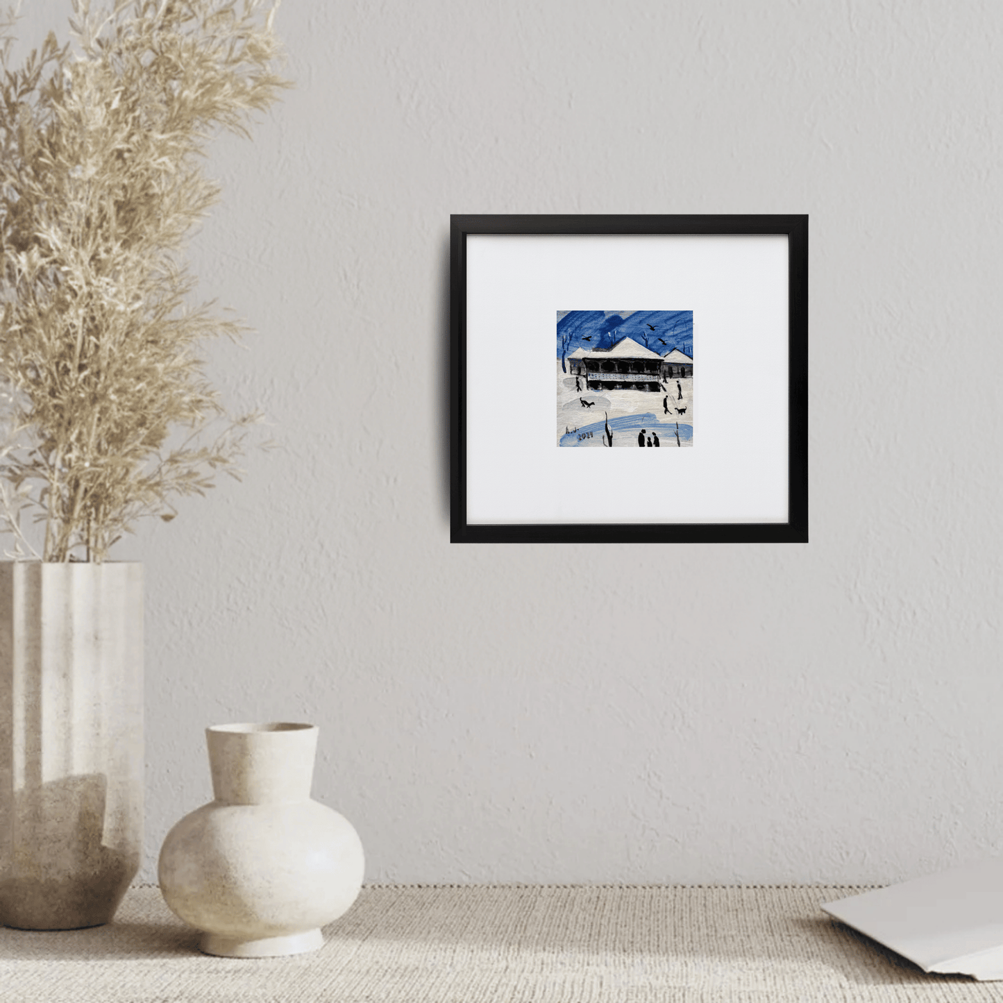 კოლხური ოდა ზამთარში 