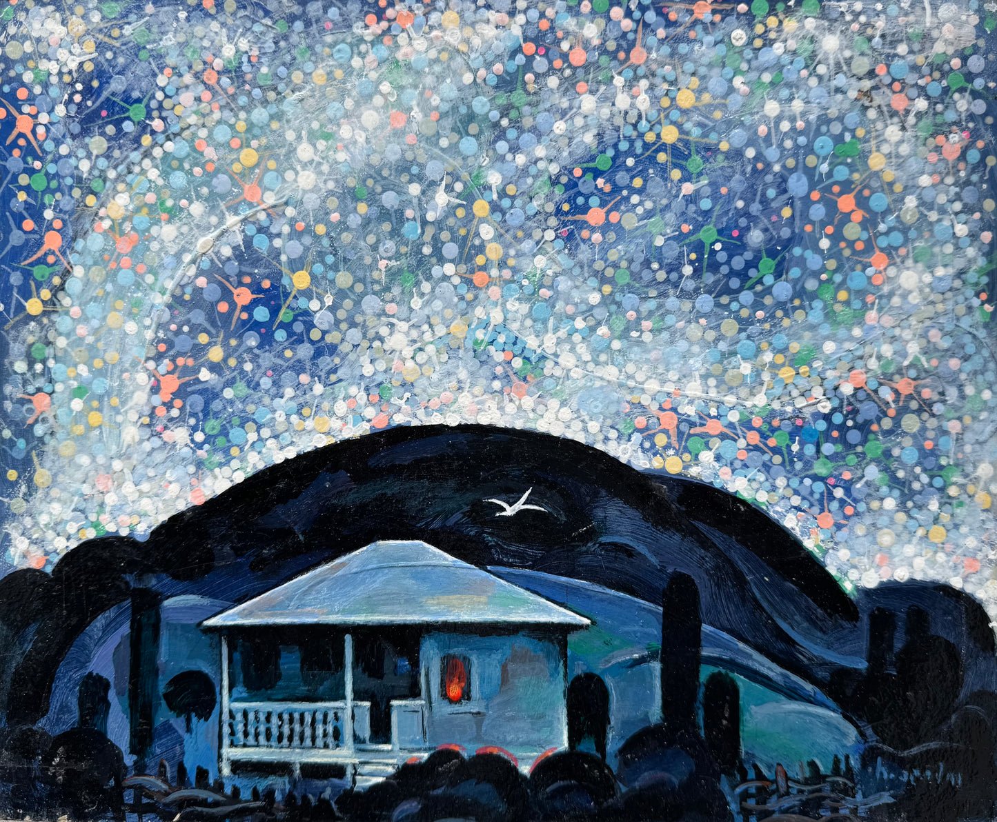 ვარსკვლავიანი ღამე გალაკტიონის სახლთან