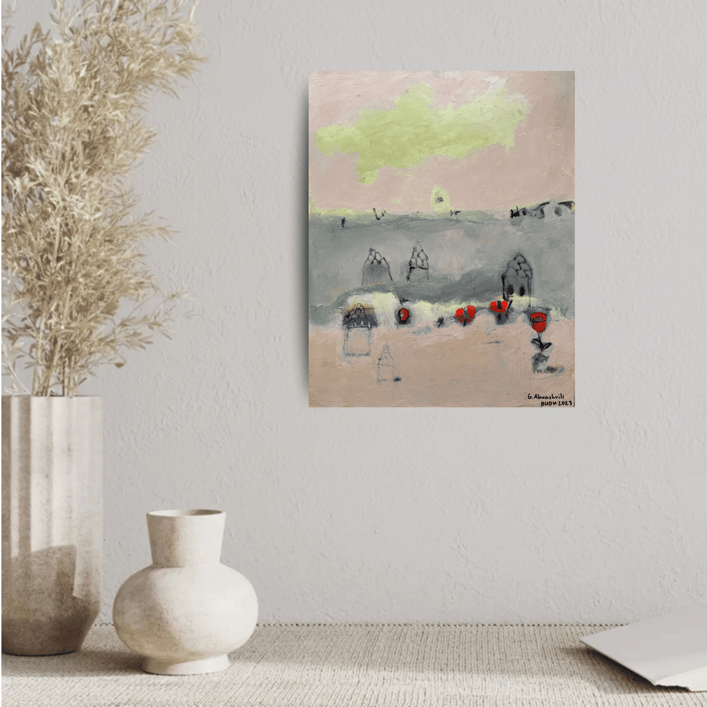 პეიზაჟი ყვავილებით