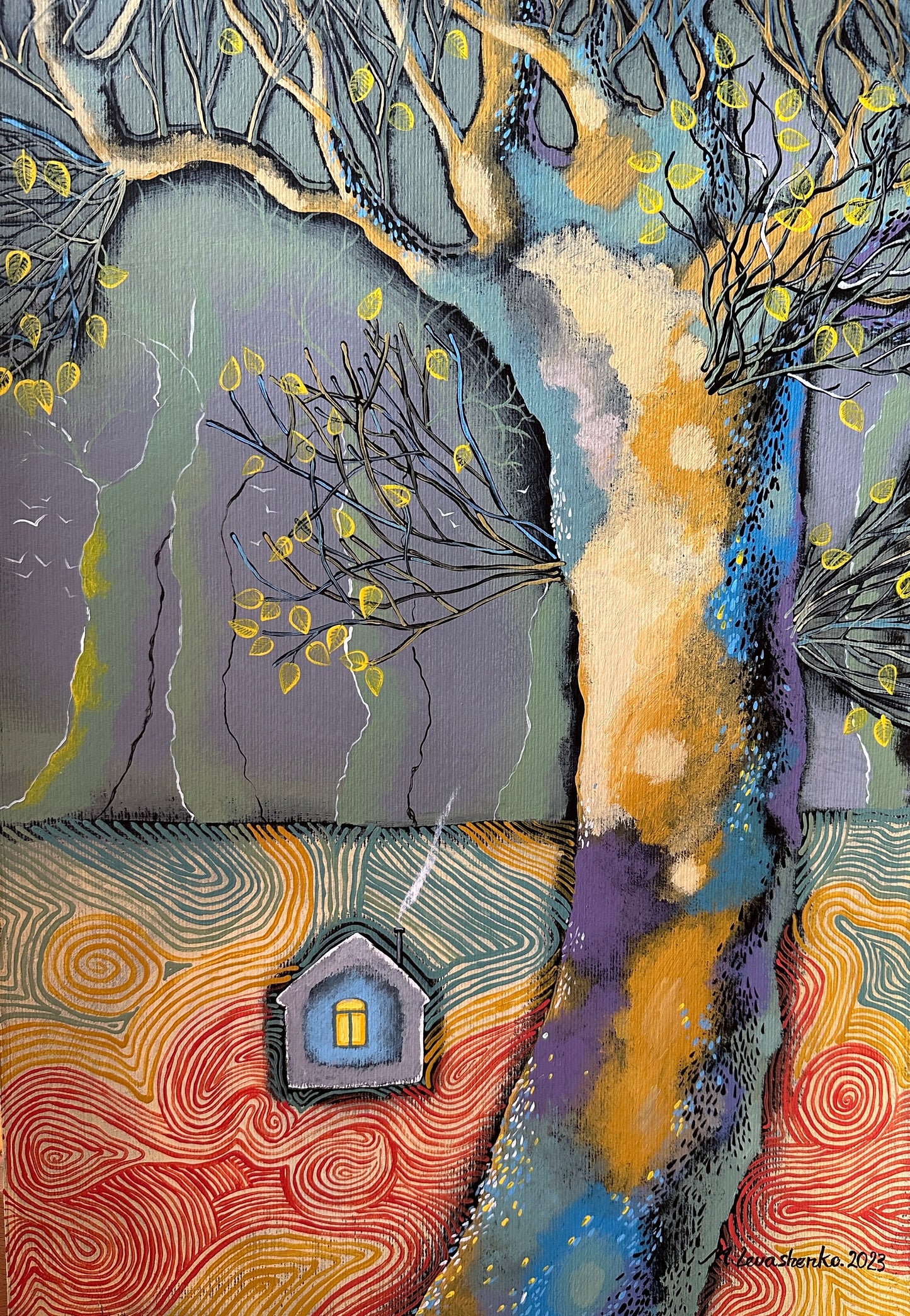 ოქროსფერი სარკმელი