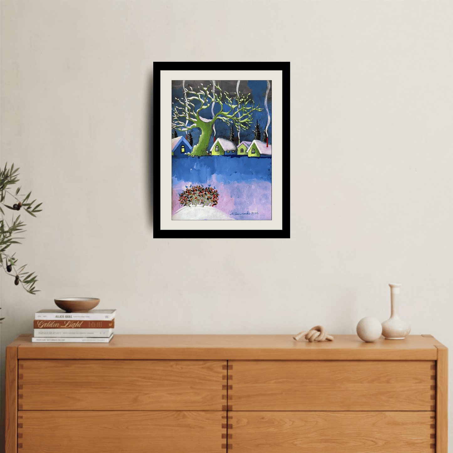 დათოვლილი ხეები ზამთარში